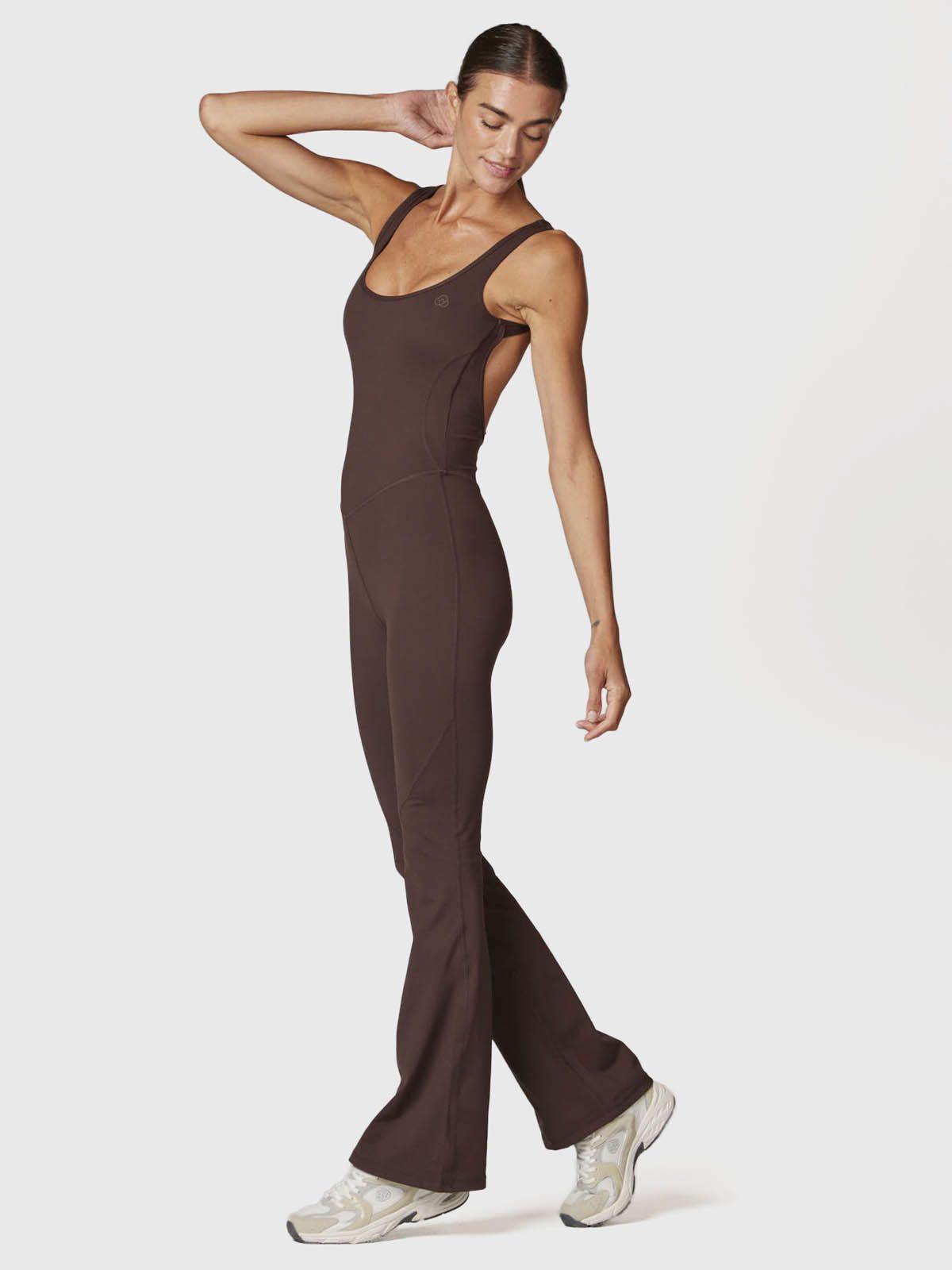 Enterito Mujer Jumpsuit Aloe Café-1