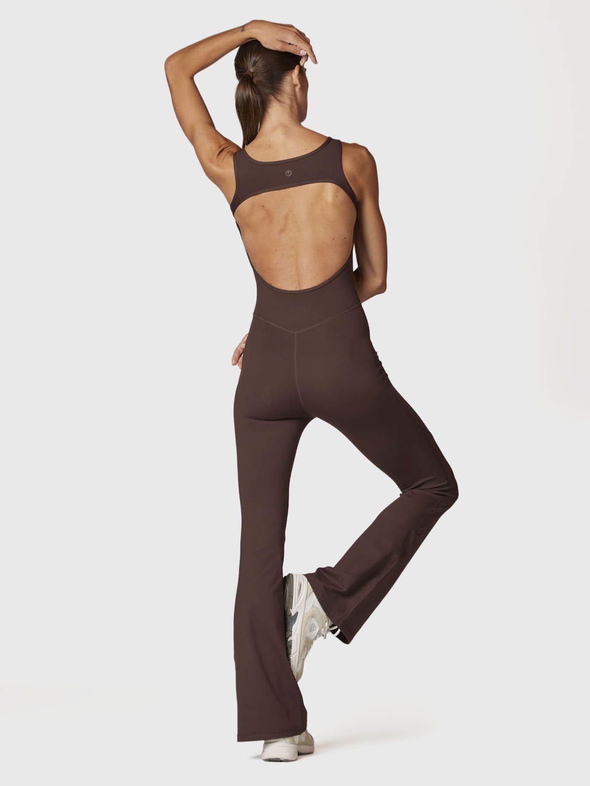 Enterito Mujer Jumpsuit Aloe Café-3