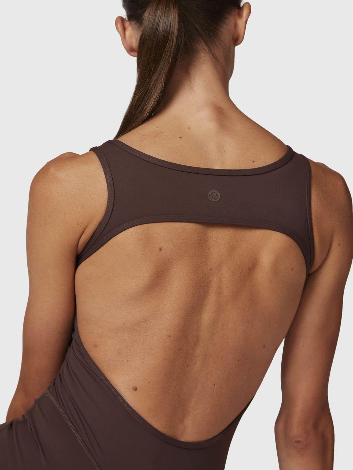 Enterito Mujer Jumpsuit Aloe Café-5