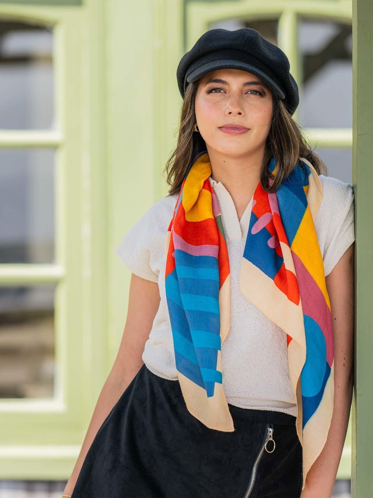 Gorros  Cap Beret Mujer Negro-1