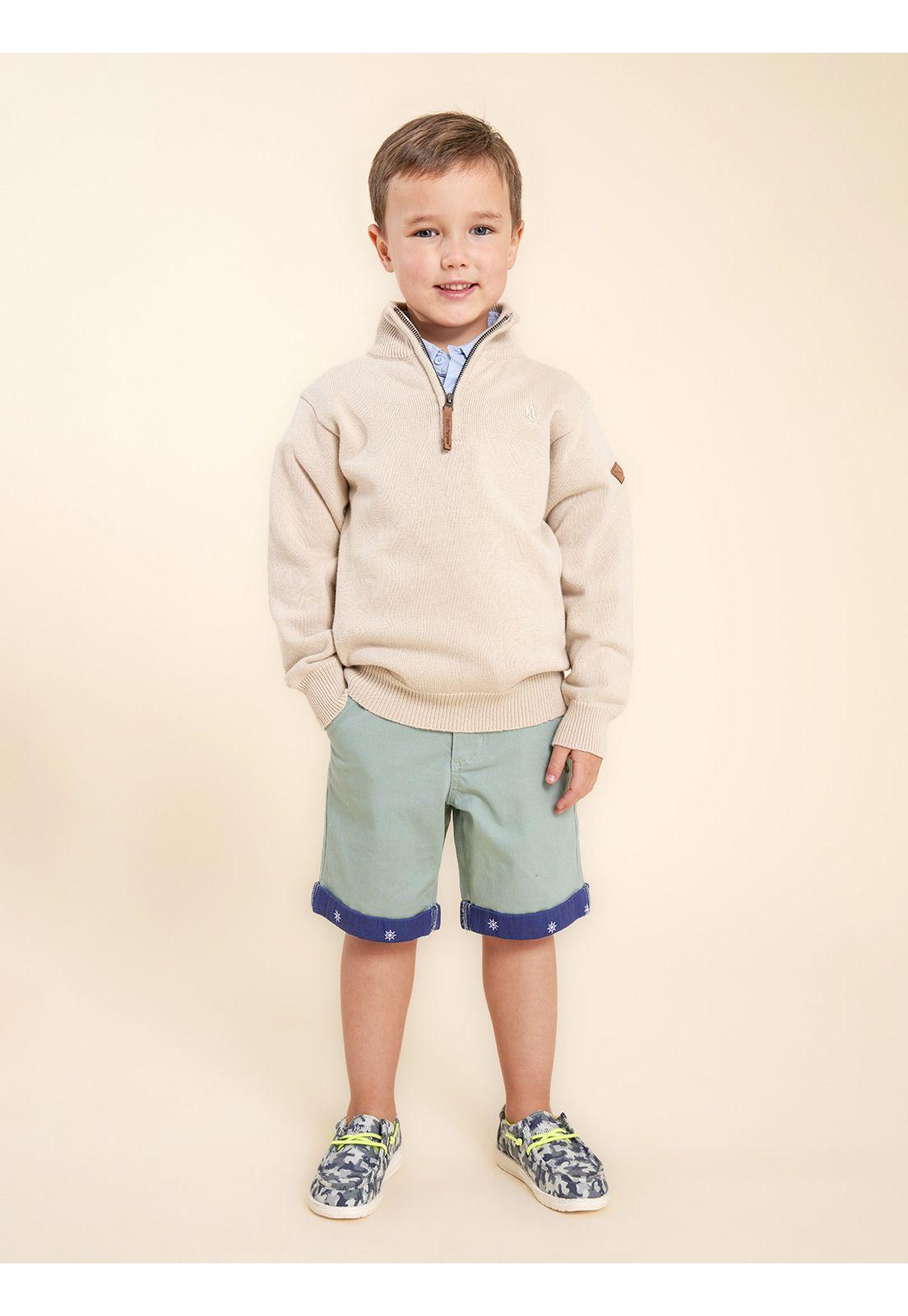 Chaleco Niño Lucas Crema-1