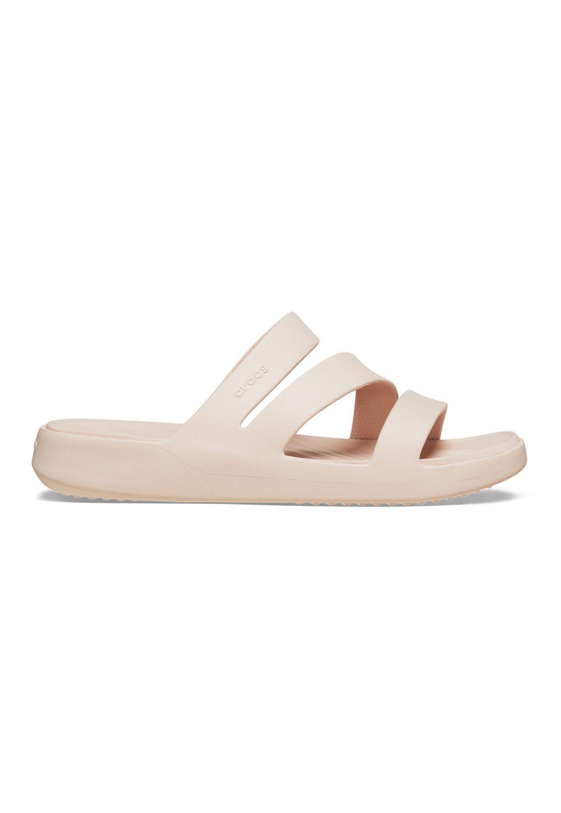 Sandalia Crocs Mujer Getaway Strappy Rosado-0