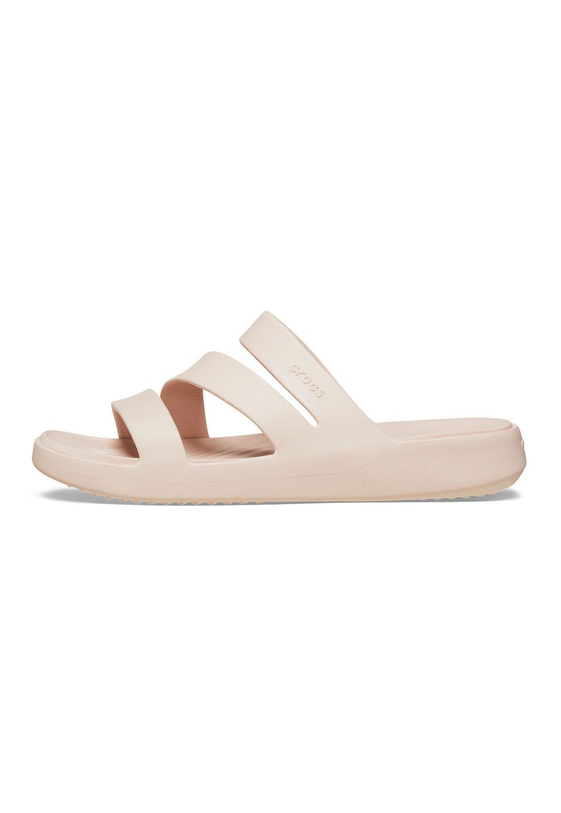 Sandalia Crocs Mujer Getaway Strappy Rosado-1
