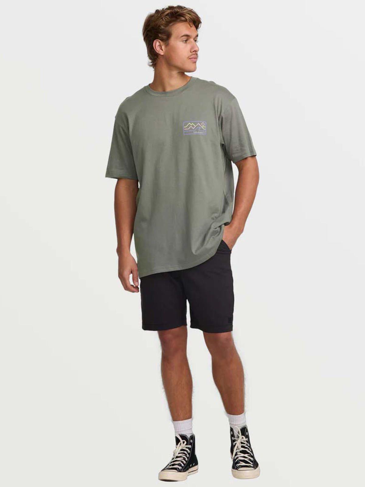 Polera Manga Corta Hombre Range A/Div Gris Billabong-4