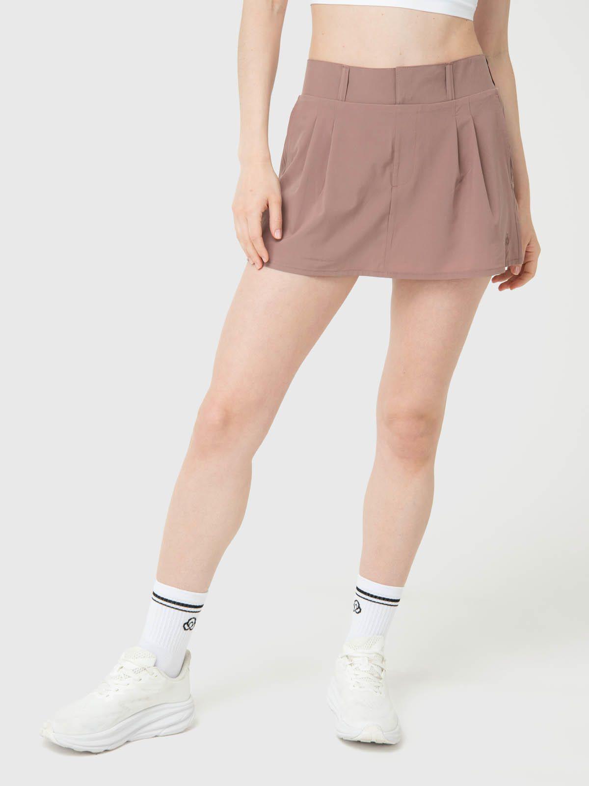 Falda Mujer Court Café Claro -0