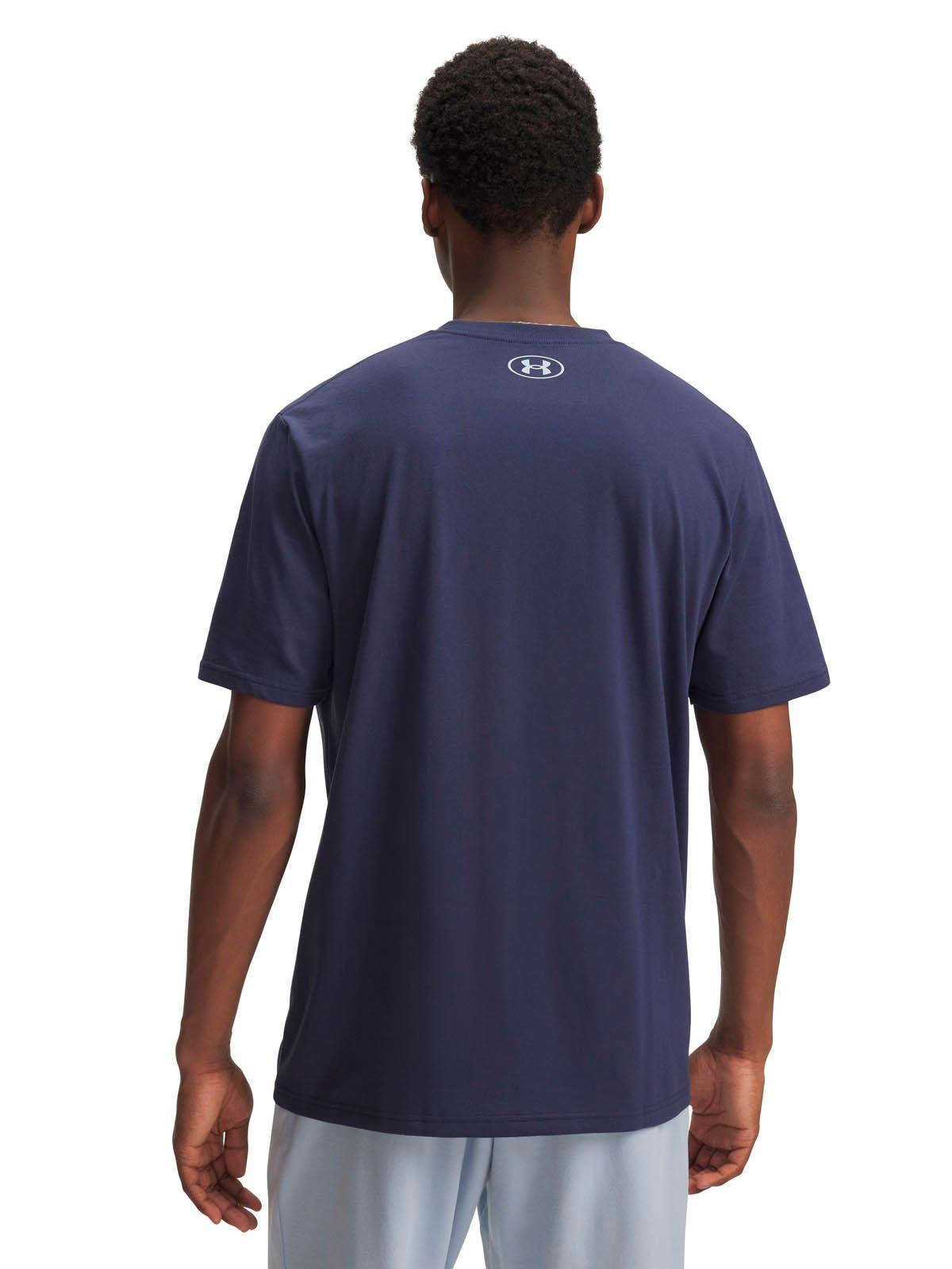 Polera Manga Corta Lifestyle Hombre ABC camo boxed logo azul -1