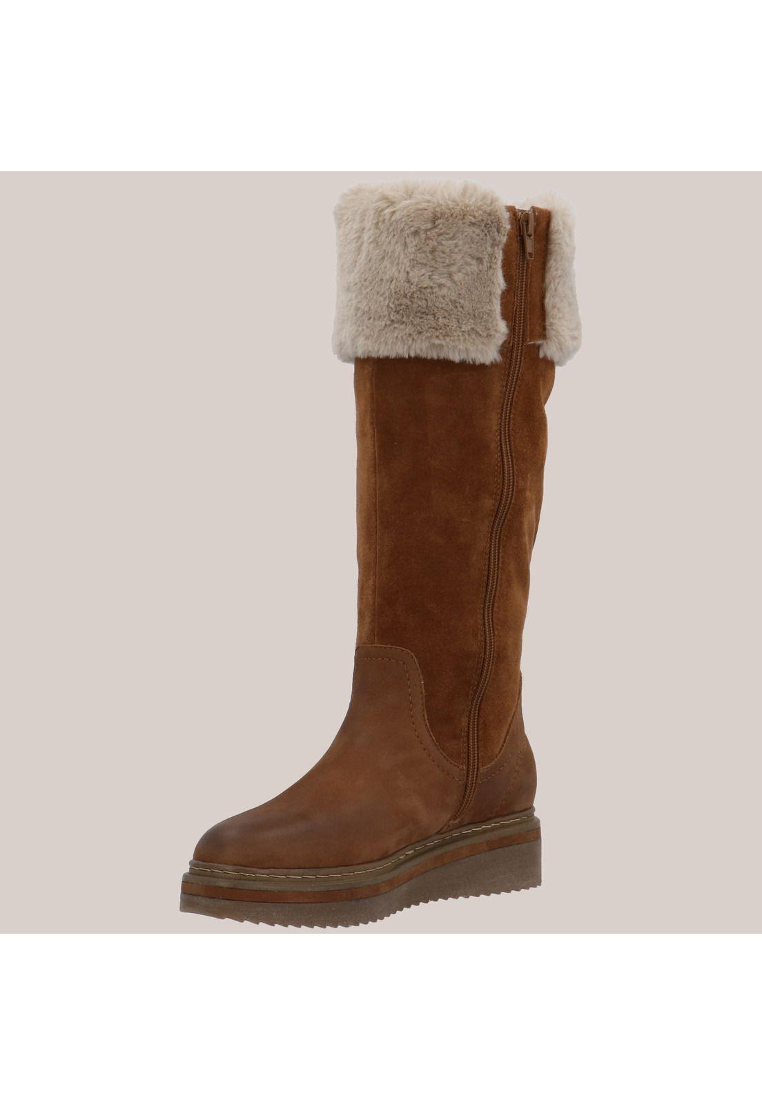 Bota Mujer Gomera Camel-3