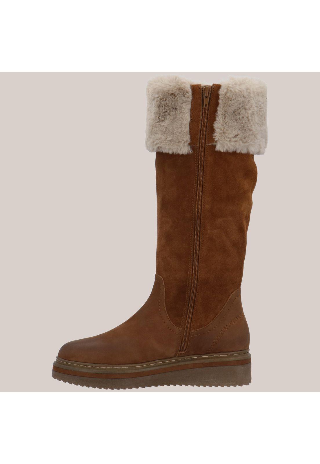 Bota Mujer Gomera Camel-4