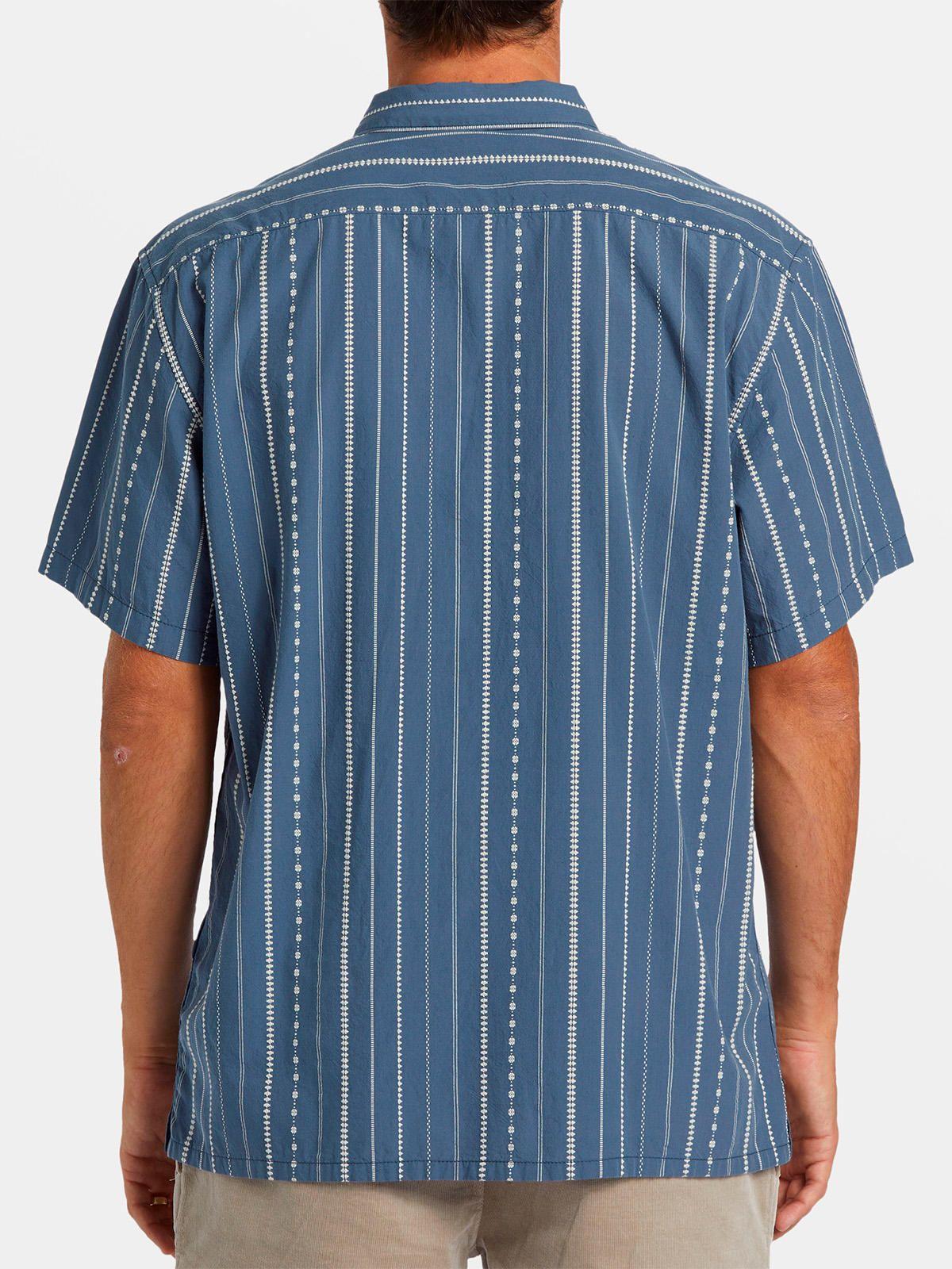 Camisa Hombre Sundays Jacquard Azul-3