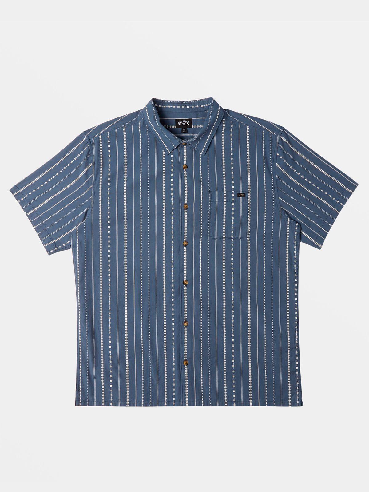 Camisa Hombre Sundays Jacquard Azul-5