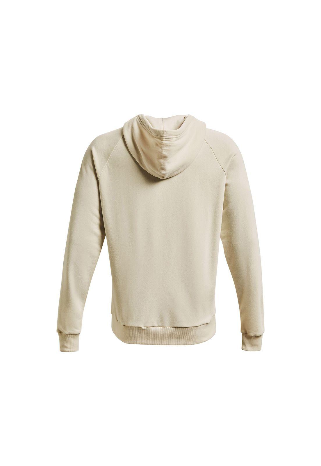 Poleron Hombre Rival Fleece Big Logo Café-1