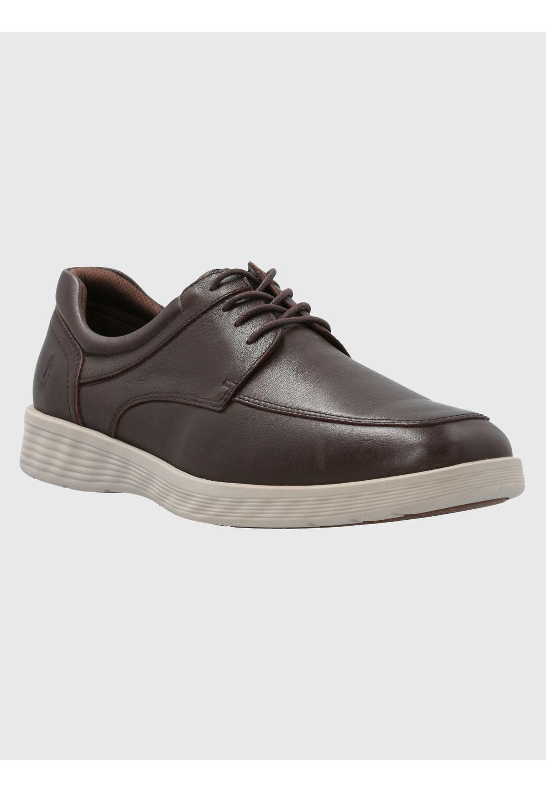 Zapato Cuero Hombre Spinal Center Café-0