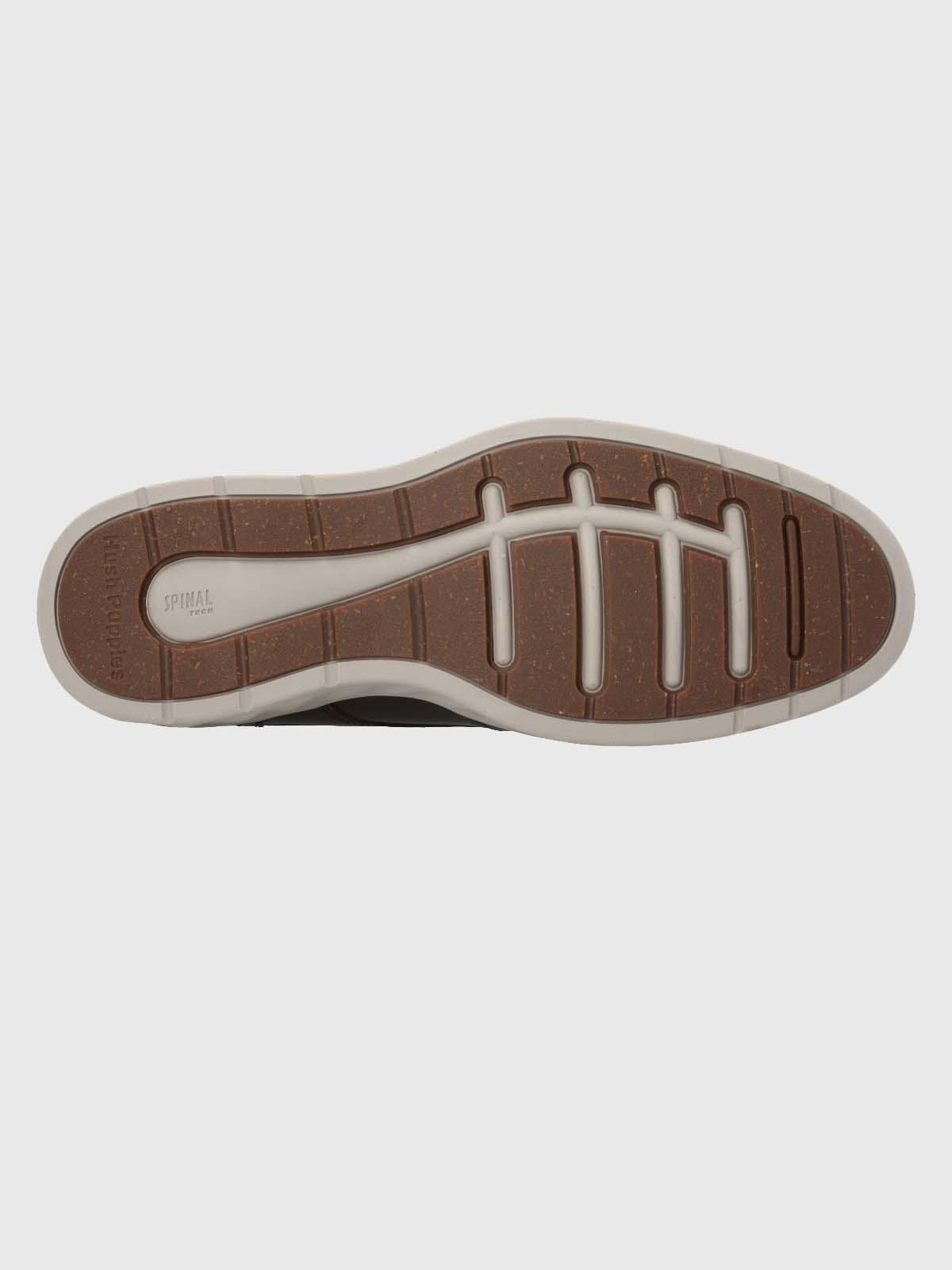 Zapato Cuero Hombre Spinal Center Café-7
