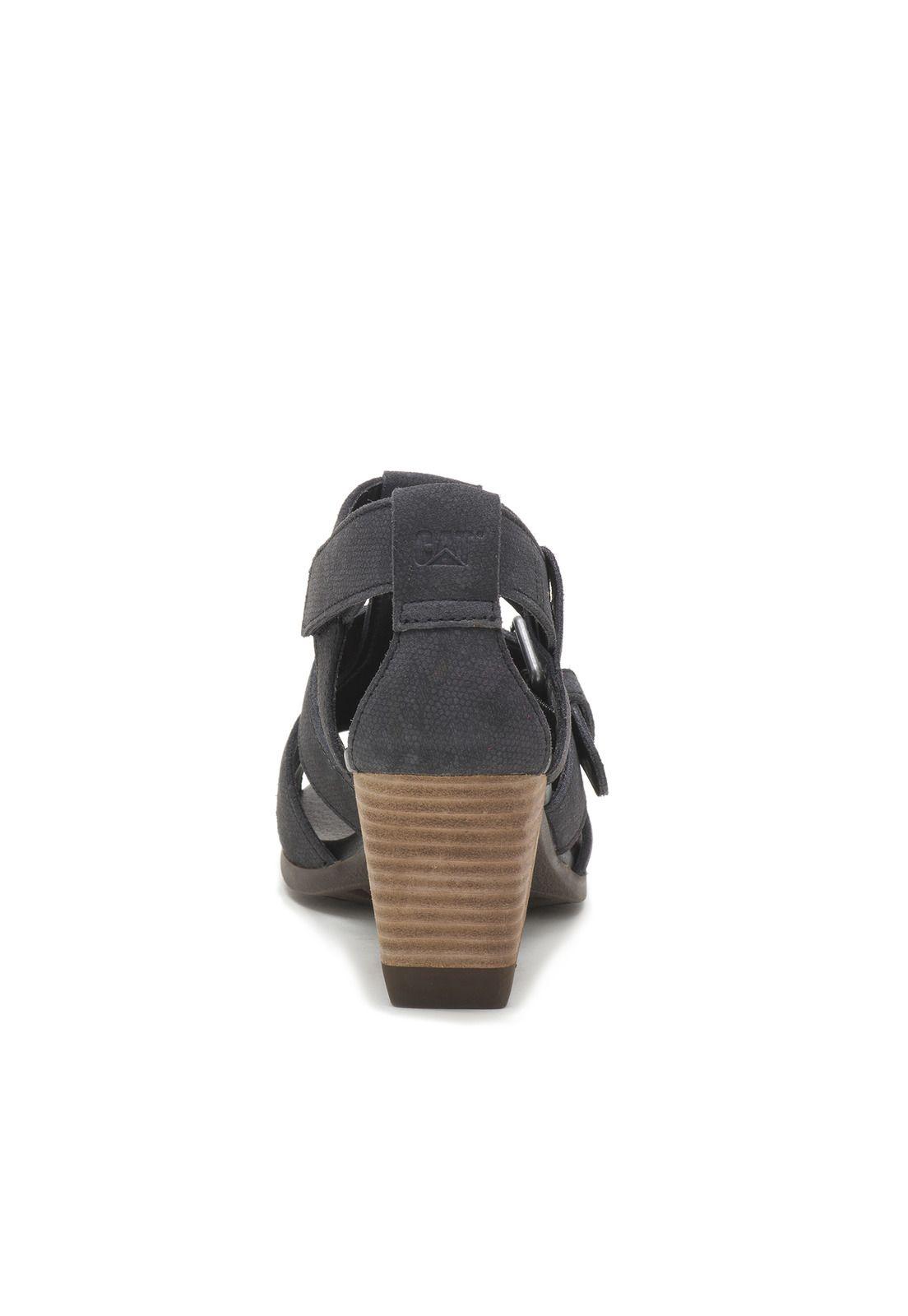 Sandalia Optic Negro Mujer-4