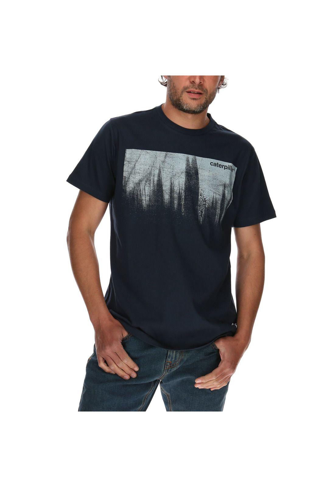 Polera Hombre Contech Negative Space Azul-0