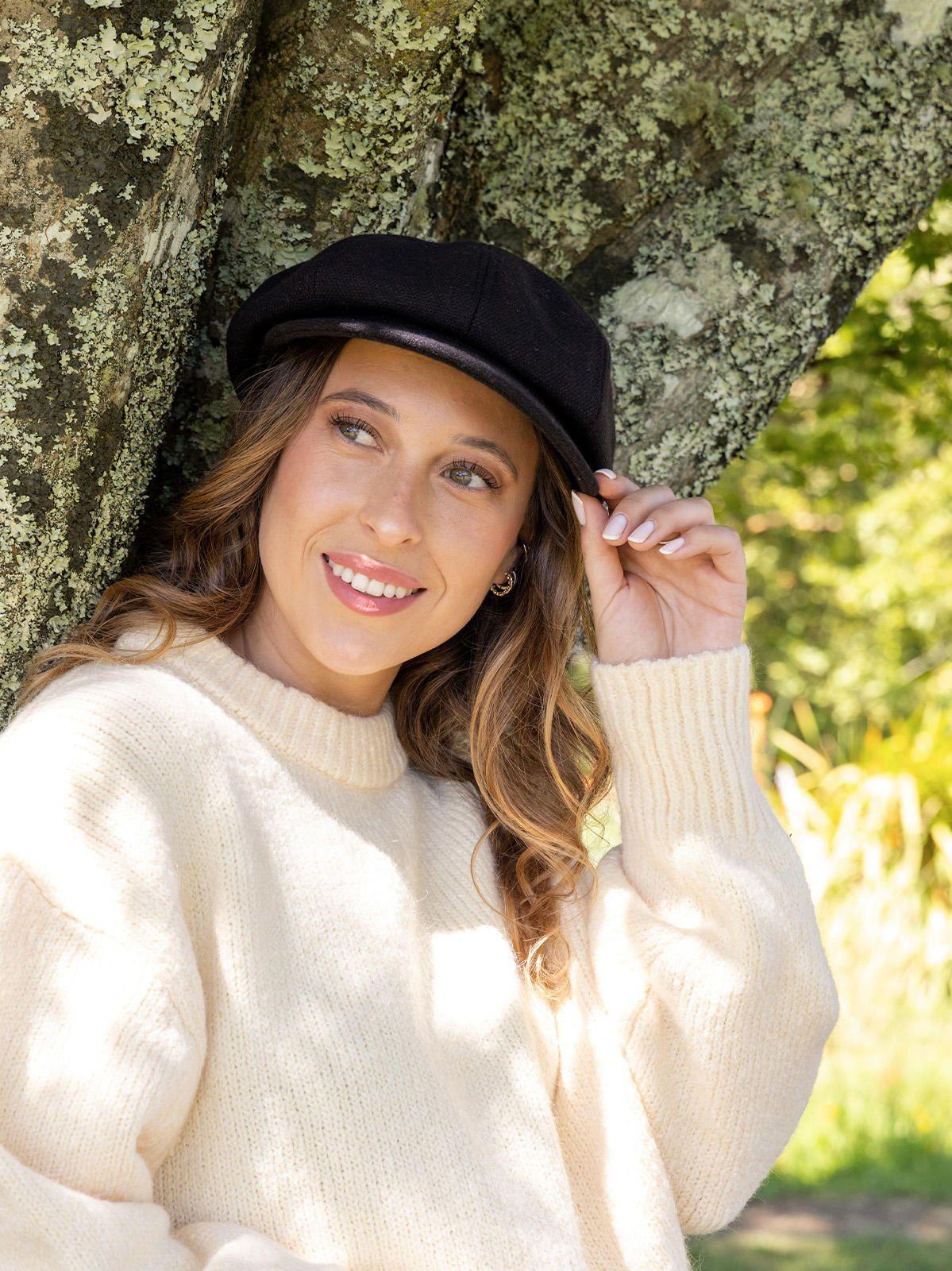 Boina Mujer Marsella Beret Negro-1