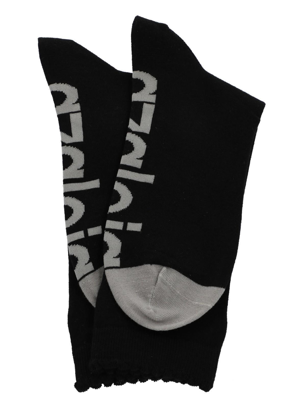 Calcetín Algodón Mujer Ic St Basic Negro-2