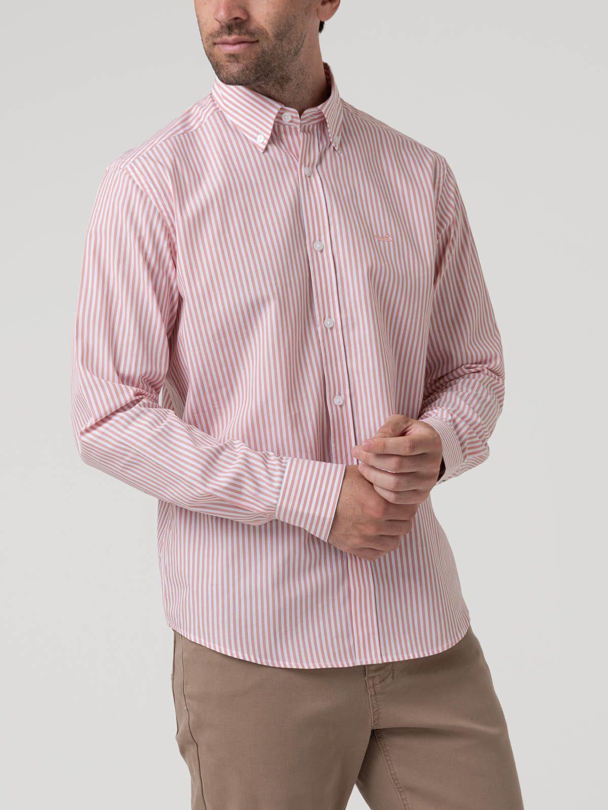 Camisa Algodón Hombre Windsor Rosado-4