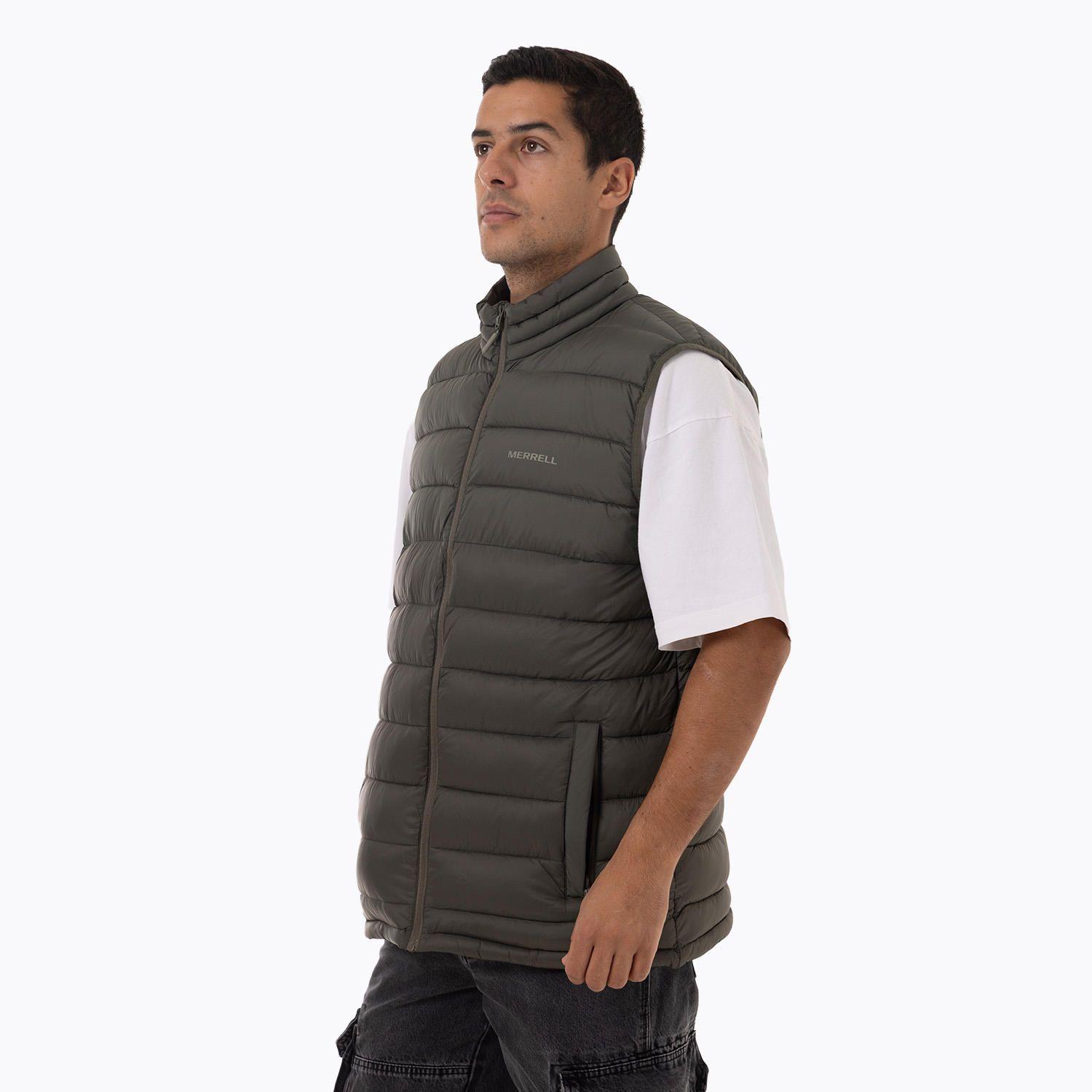 Parka Sin Mangas Hombre Hazeis Verde-1