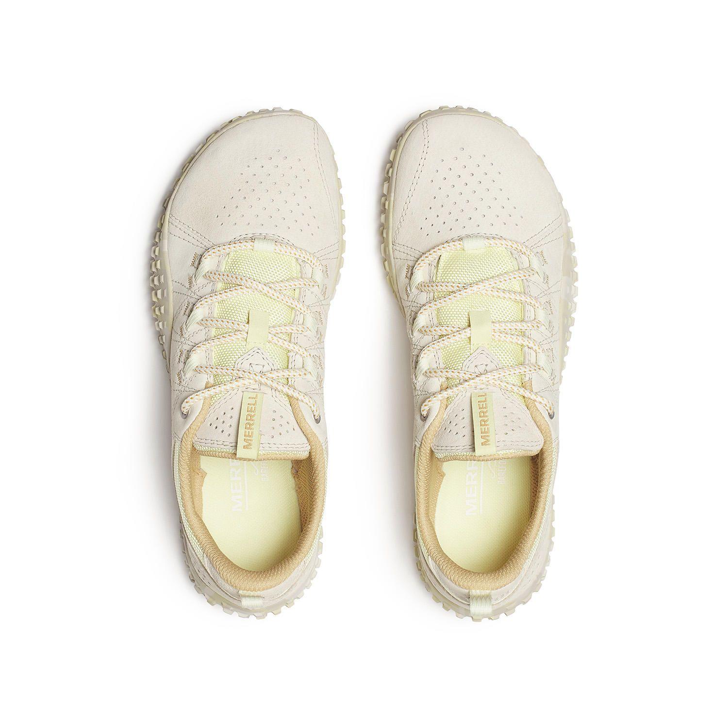 Zapatilla Cuero Mujer Wrapt Crema-4