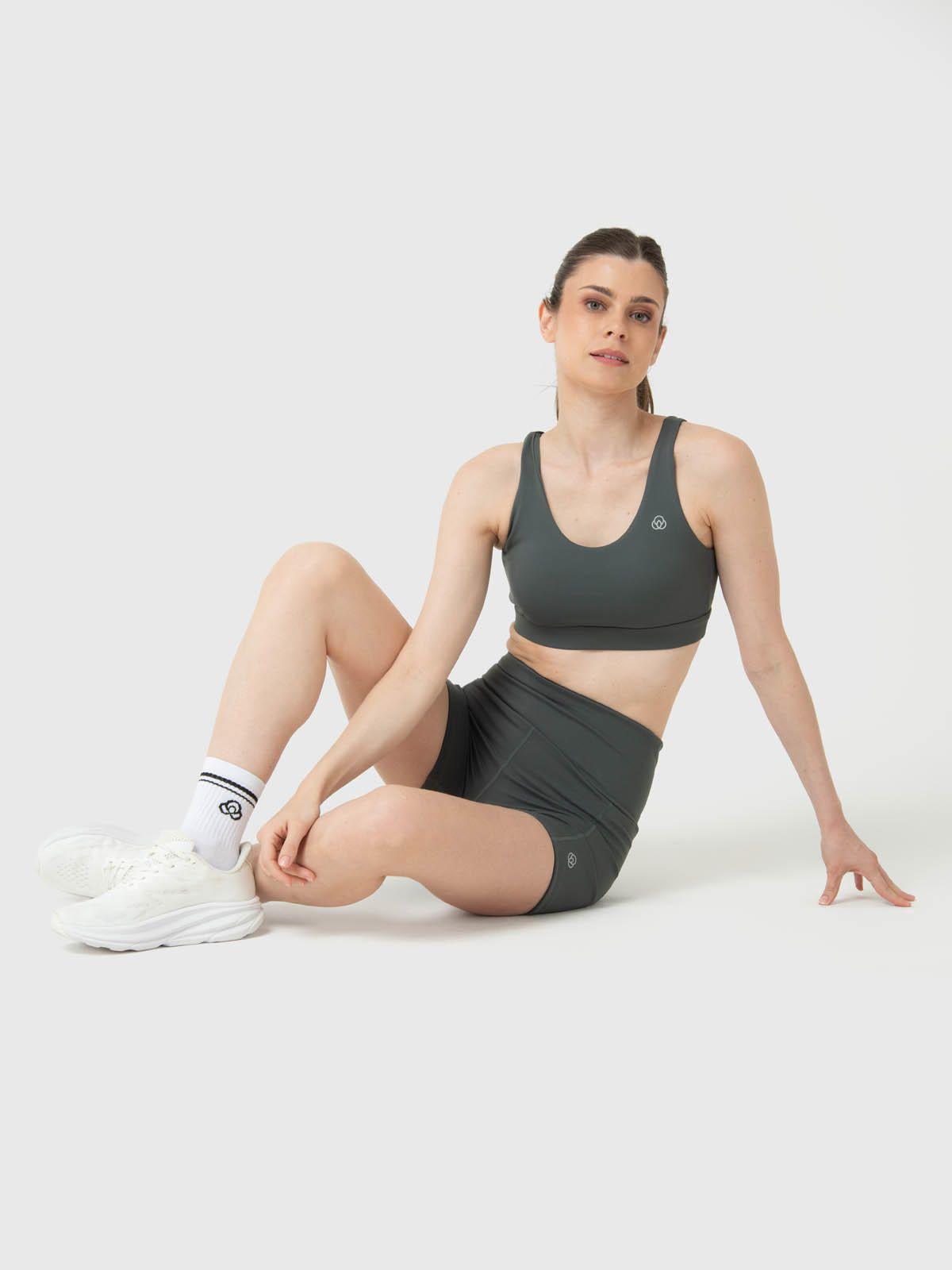 Short Mujer Pocket Aloe Verde -5