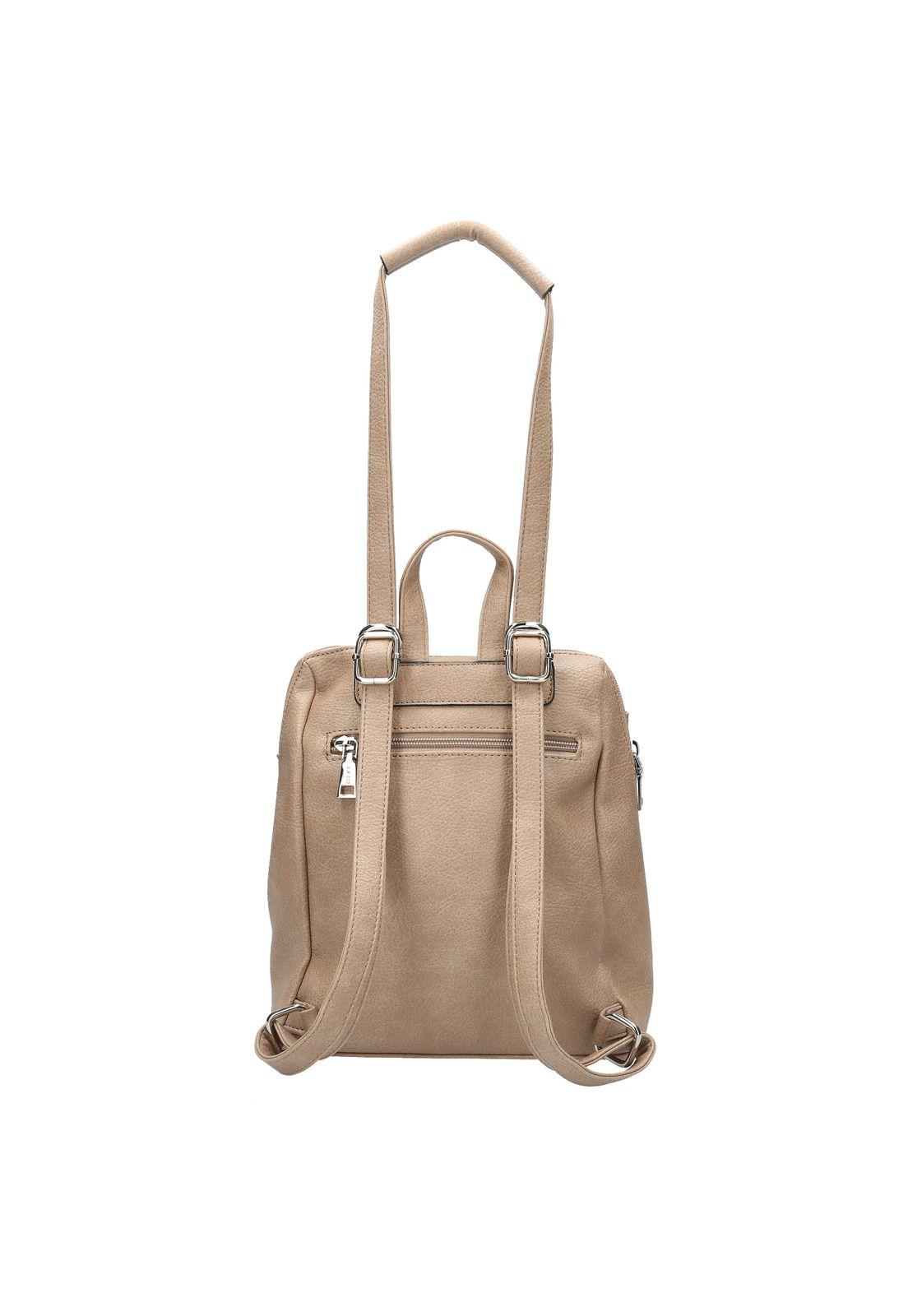 Mochila Convertible Mujer Edua Backbag Beige-2