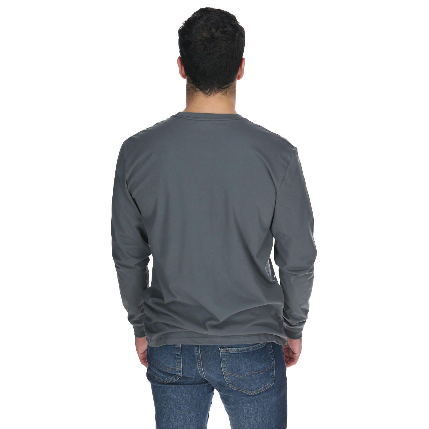 Polera Hombre Ground Long Sleeve Gris-1