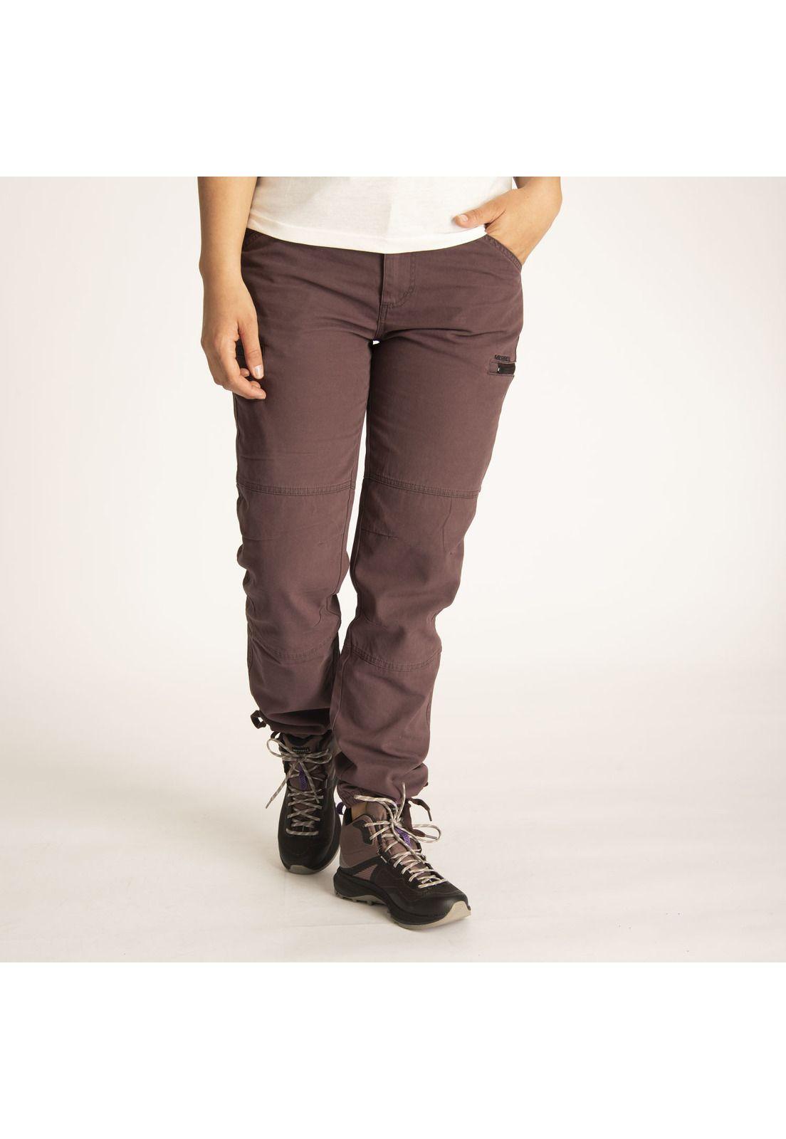 Pantalón Mujer Cargo Pants Morado-1