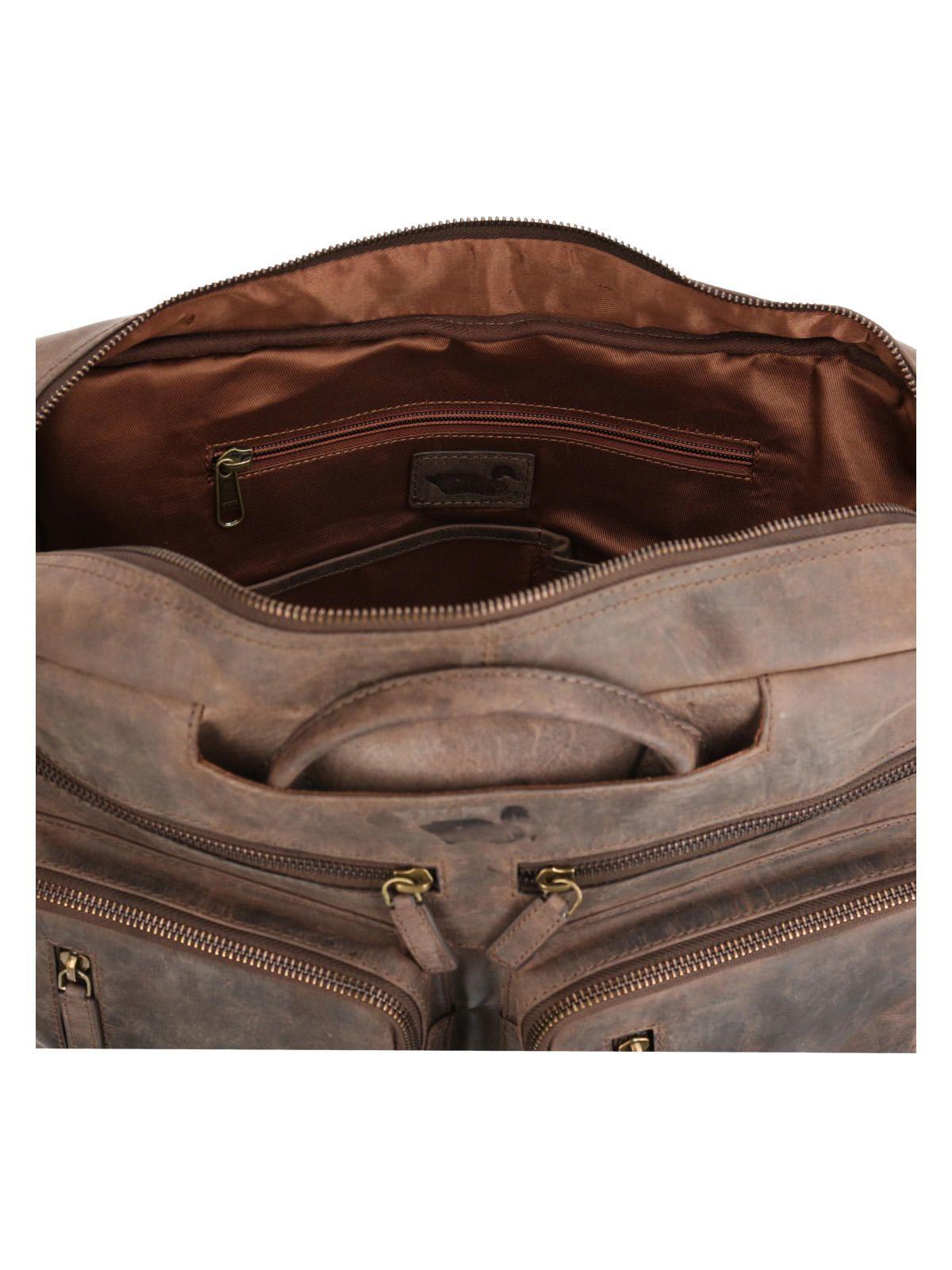 Maletin Cuero Hombre Ks Kurt Backbag Café-7