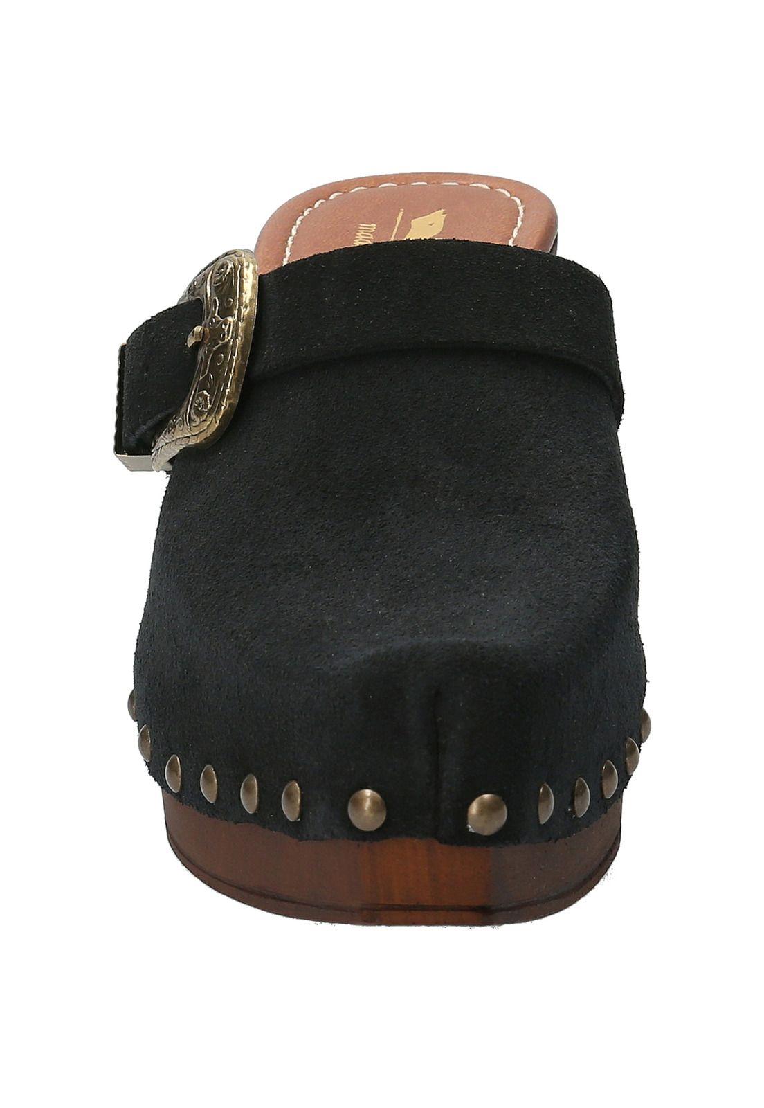 Sueco Cuero Mujer Padua Negro-3