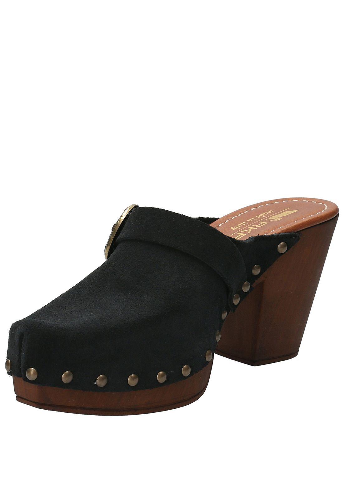 Sueco Cuero Mujer Padua Negro-4