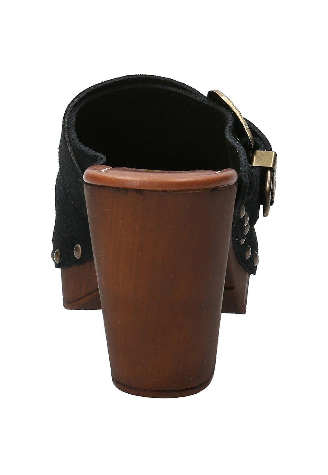 Sueco Cuero Mujer Padua Negro-6