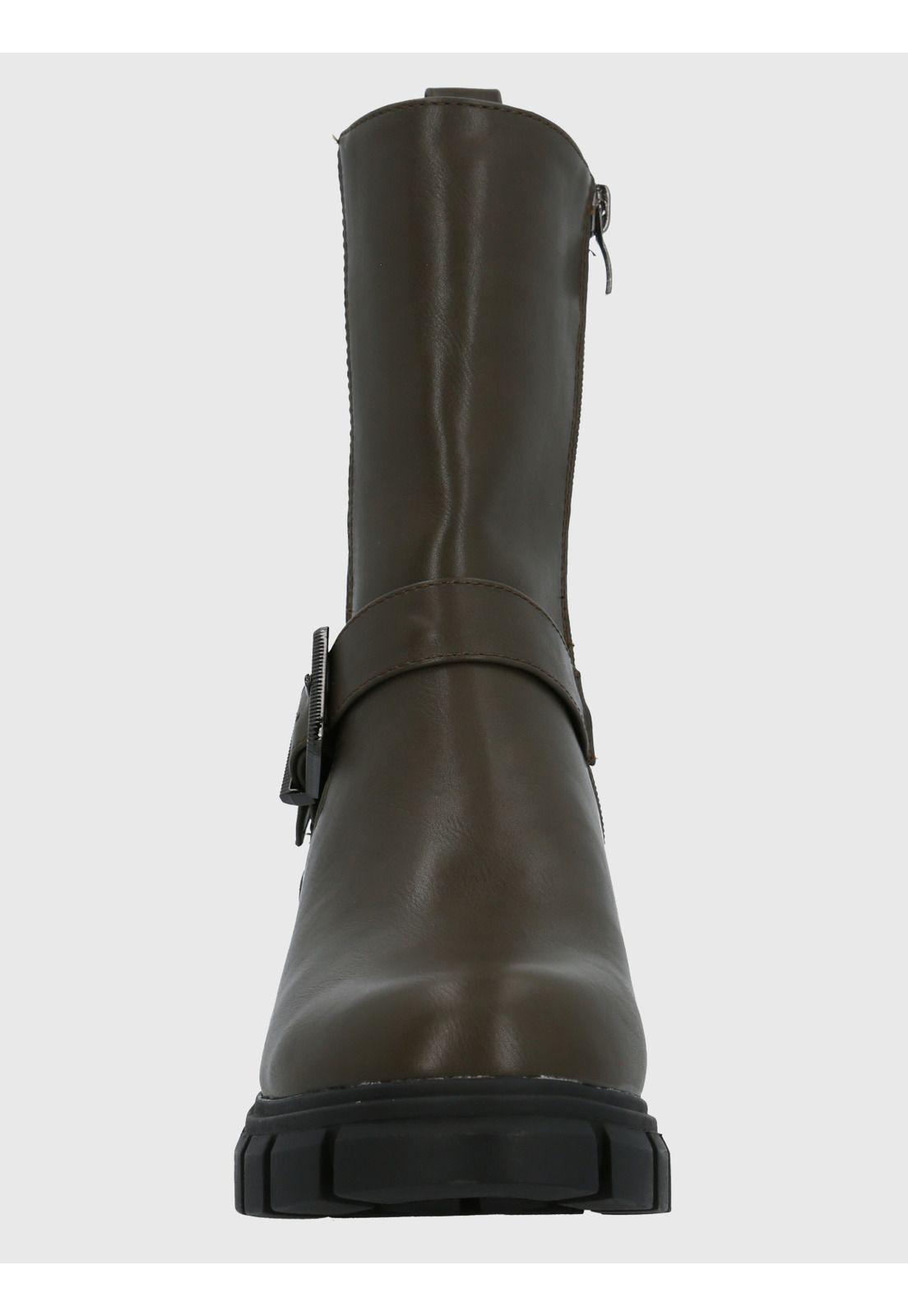 Bota Mujer Rep Verde Militar-3
