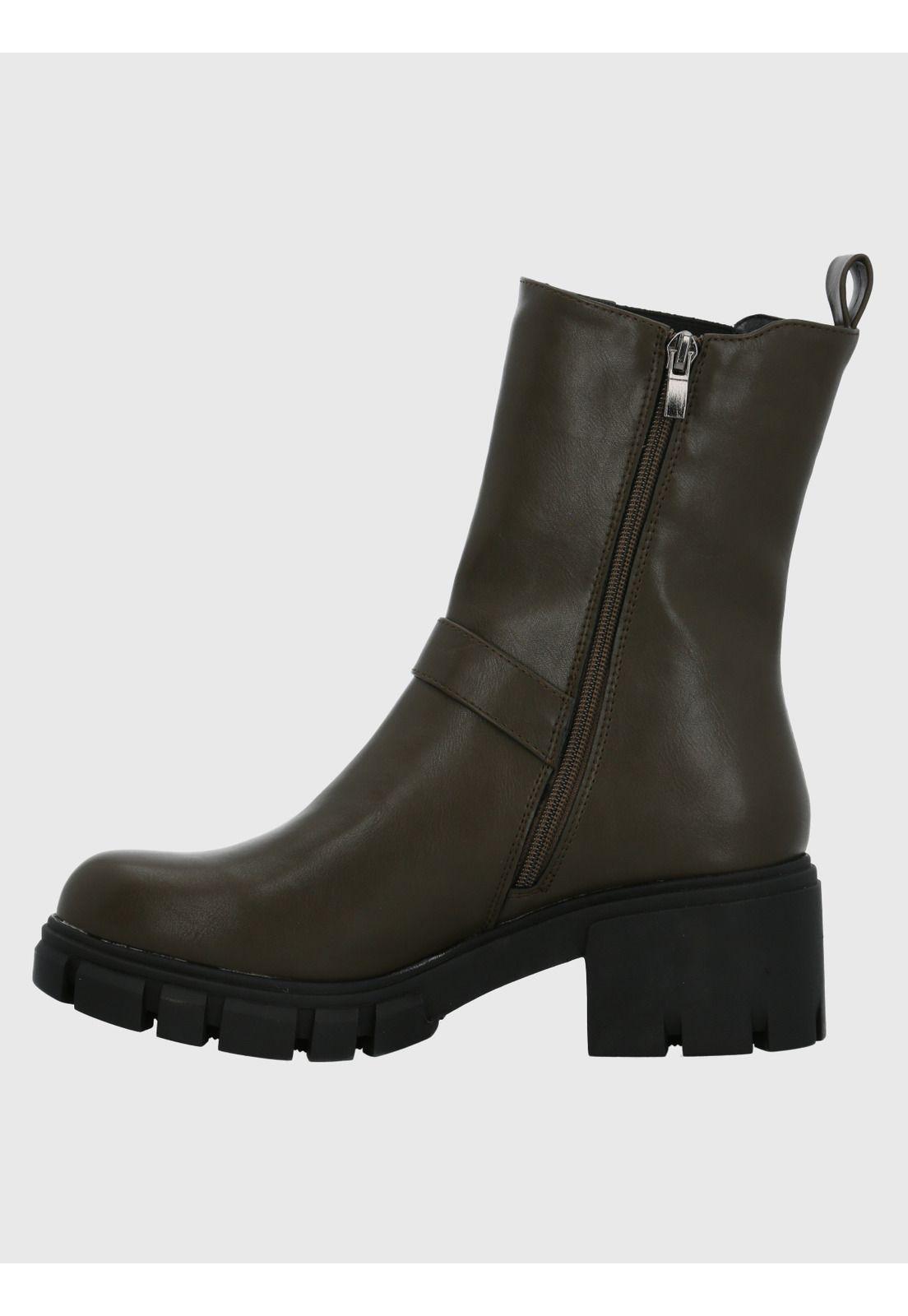 Bota Mujer Rep Verde Militar-4