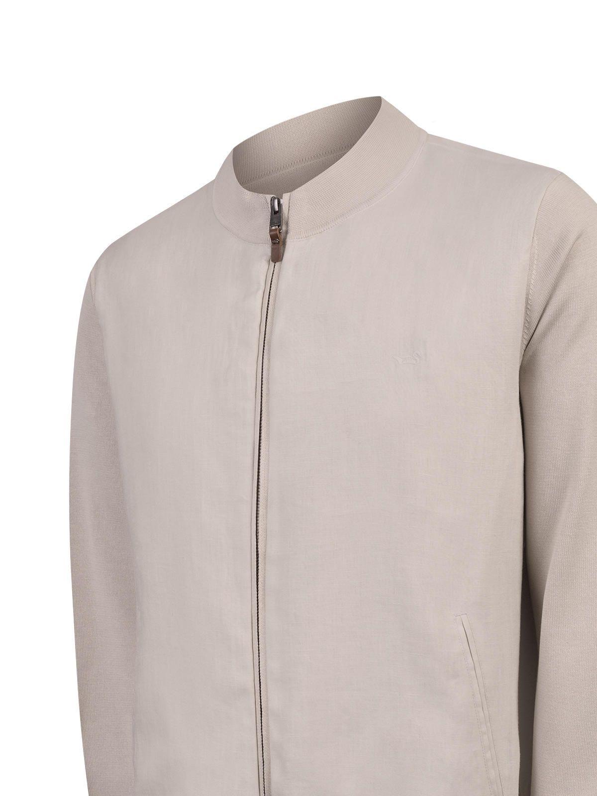 Chaqueta Lino Orgánico Hombre Velin Beige-3