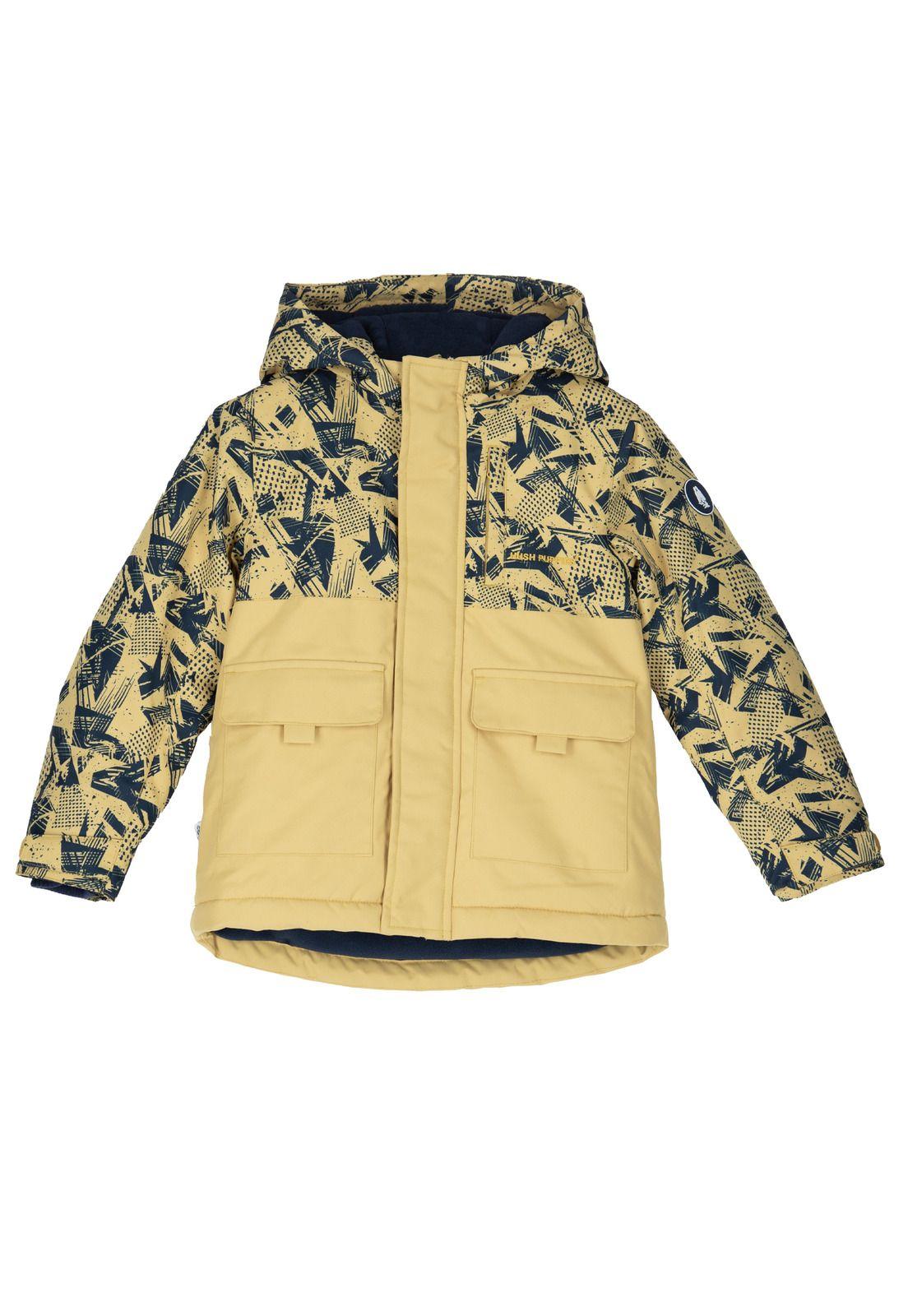 Parka Impermeable Niño Silvestre Amarillo-0