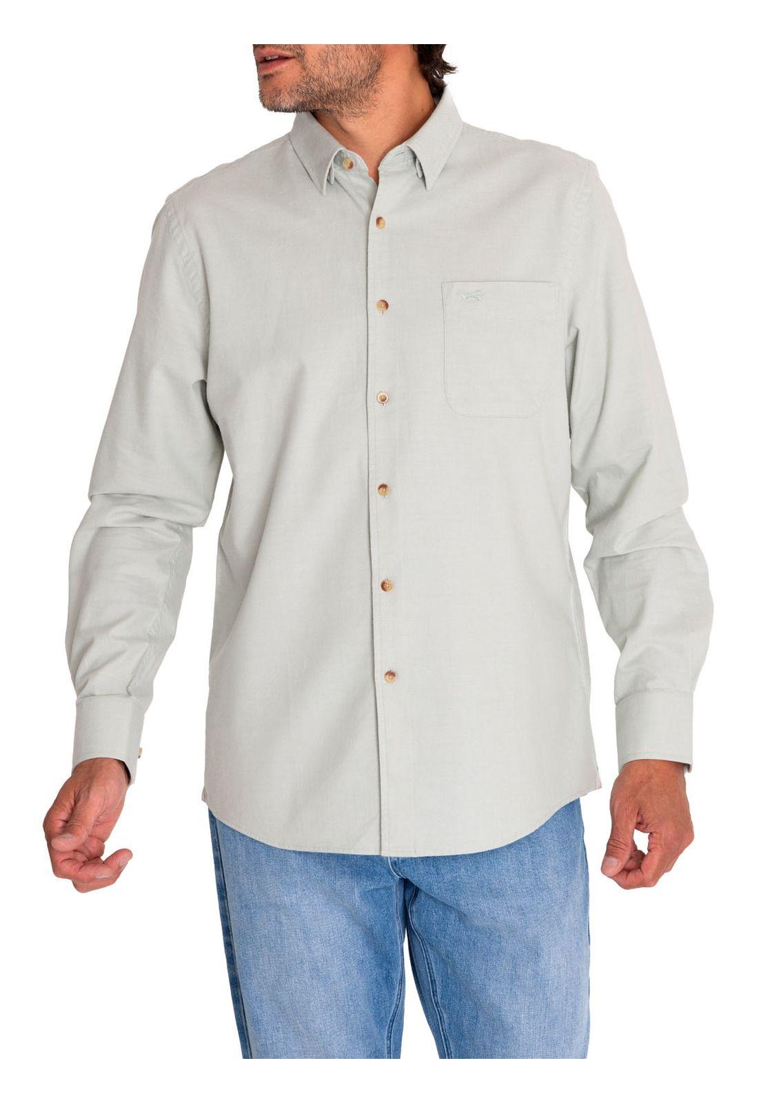 Camisa Algodón Orgánico Hombre Anzio Verde-4