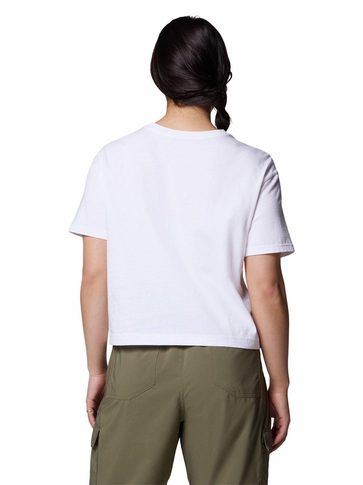 Polera M/C Mujer Rolling Bend Graphic Blanco-4