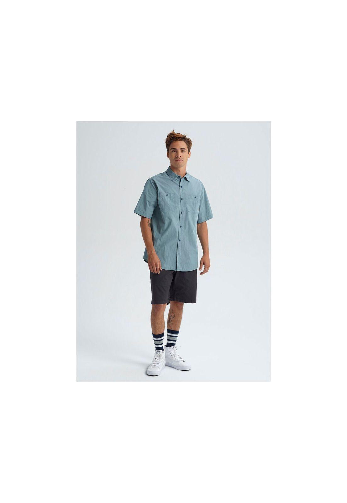 Camisa M/C  Hombre Mb Ridge Ss Trooper Celeste-1