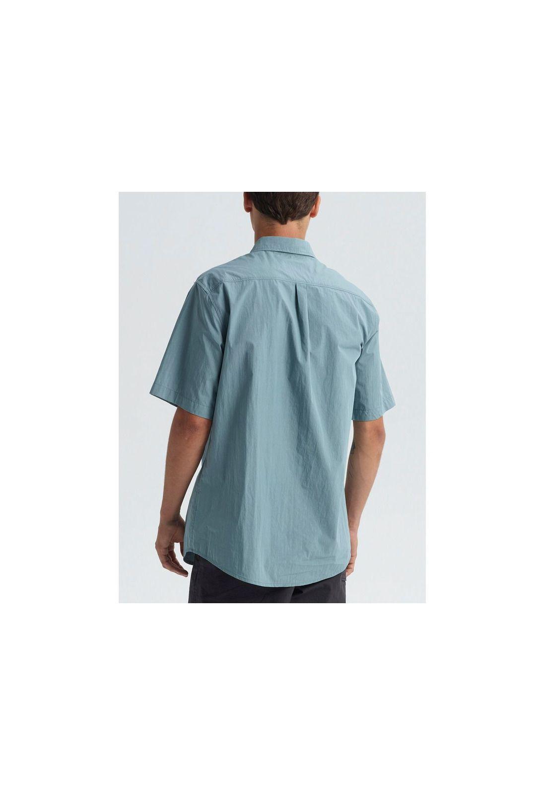 Camisa M/C  Hombre Mb Ridge Ss Trooper Celeste-2