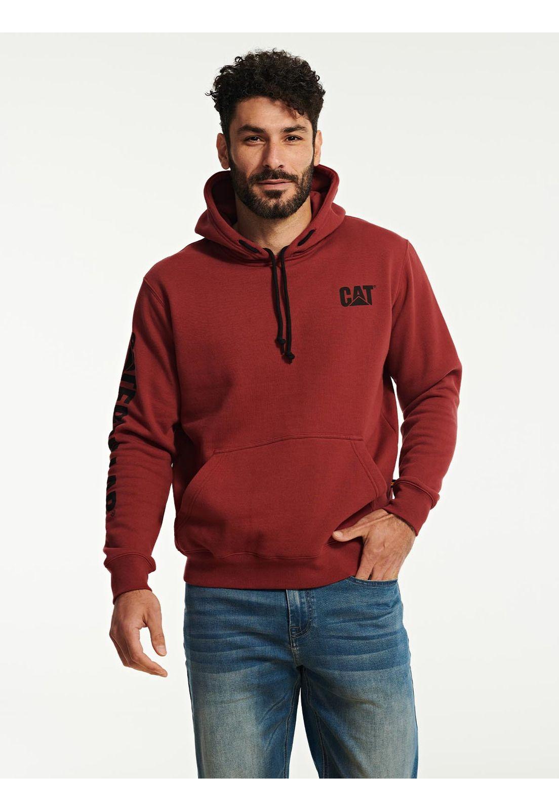 Polerón Trademark Banner Hombre Burdeo-0