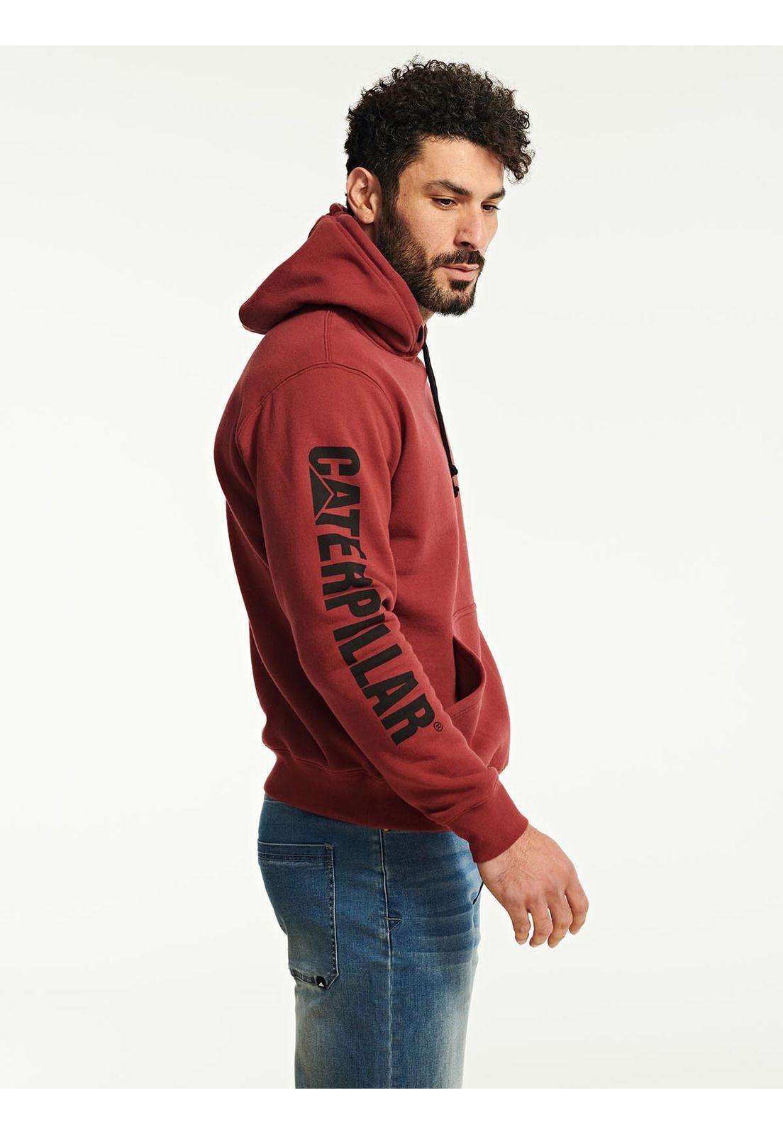 Polerón Trademark Banner Hombre Burdeo-1