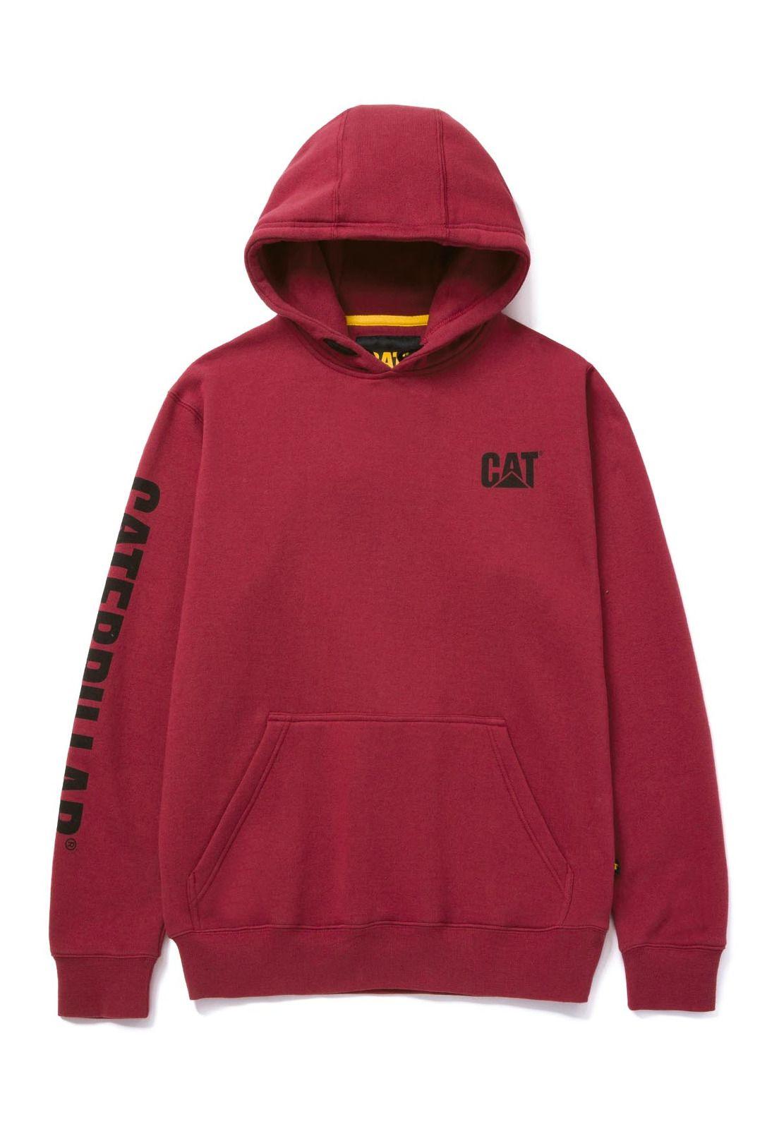 Polerón Trademark Banner Hombre Burdeo-3