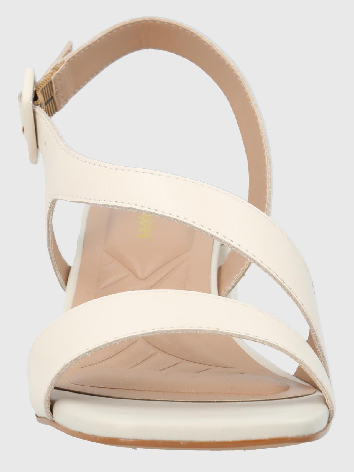 Sandalia Vestir Mujer Cuero Agna Blanca-3