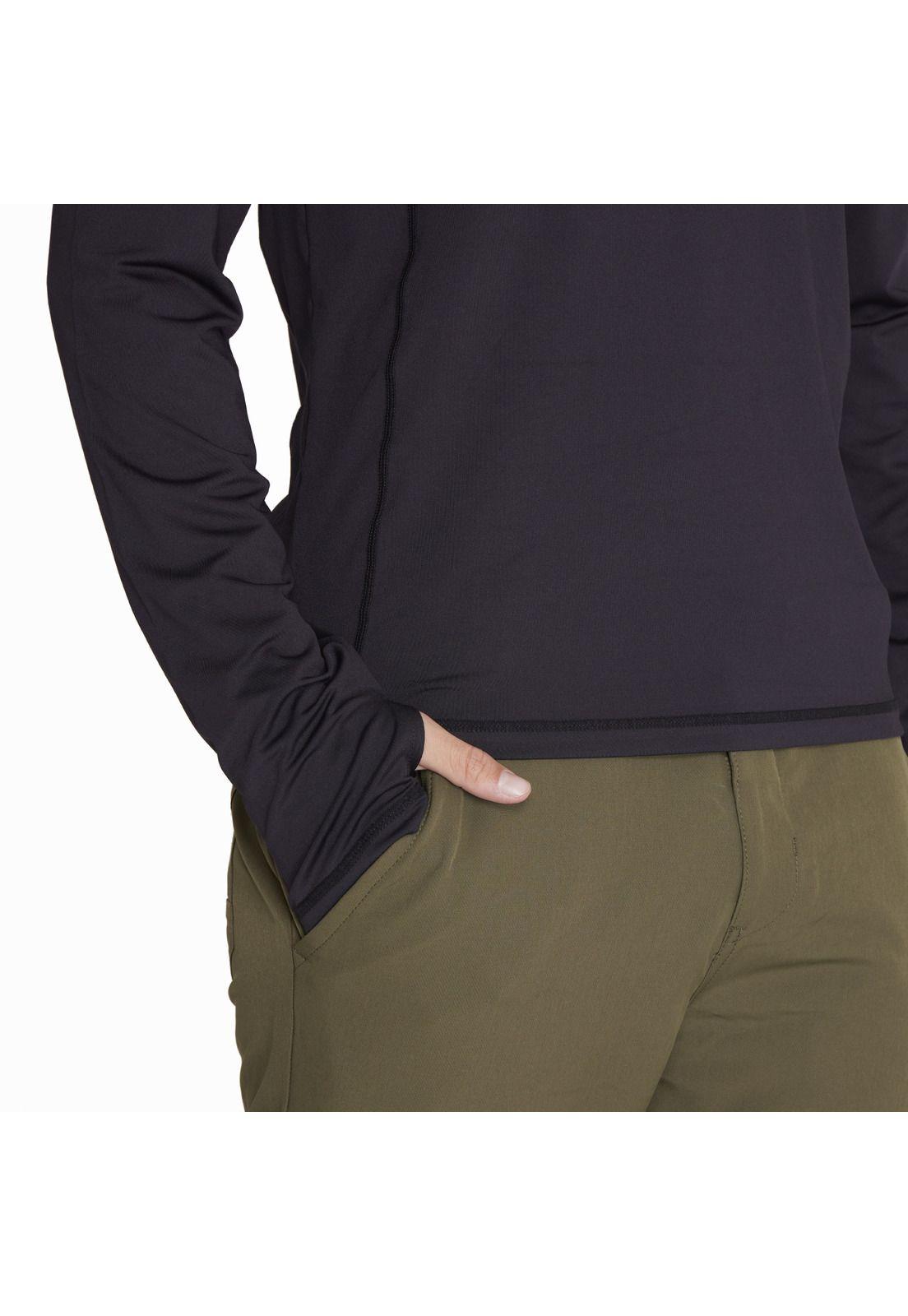 Primera Capa Long Sleeve First La Negro Hombre-5