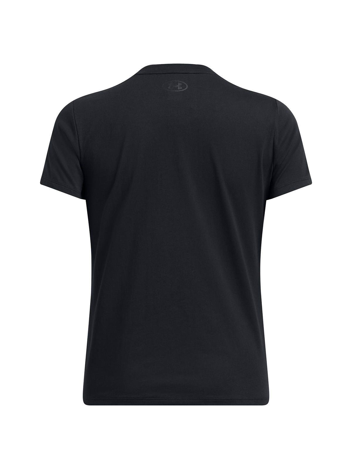 Polera M/C Mujer Simple Branded Negro-1