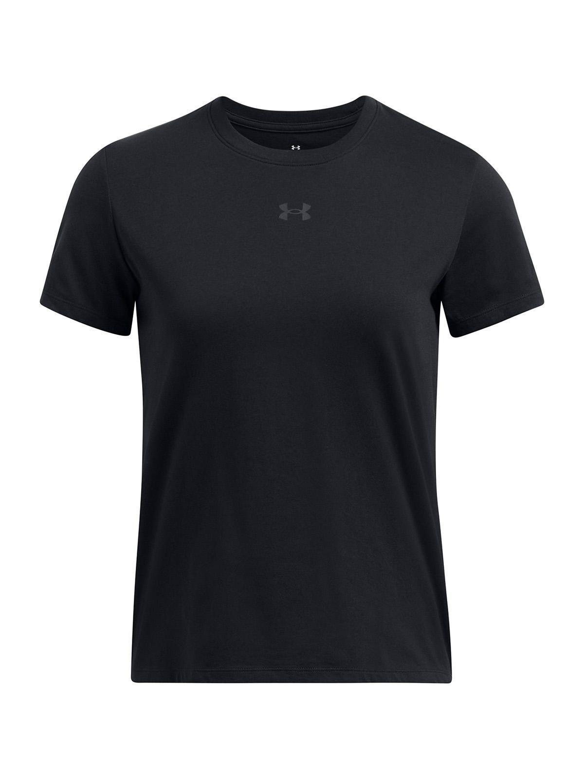 Polera M/C Mujer Simple Branded Negro-0