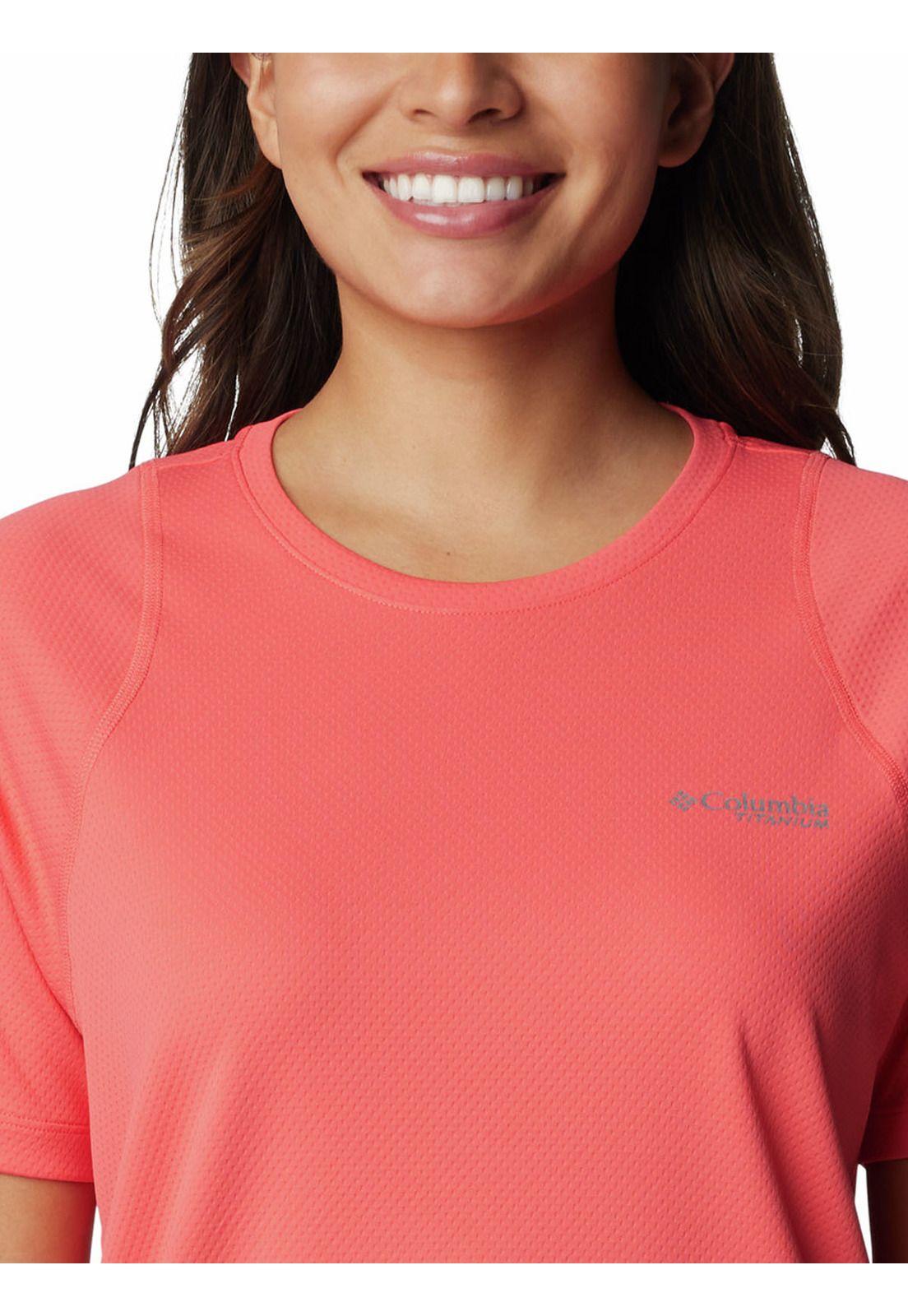Polera Mujer Summit Valley Crew Rojo-3