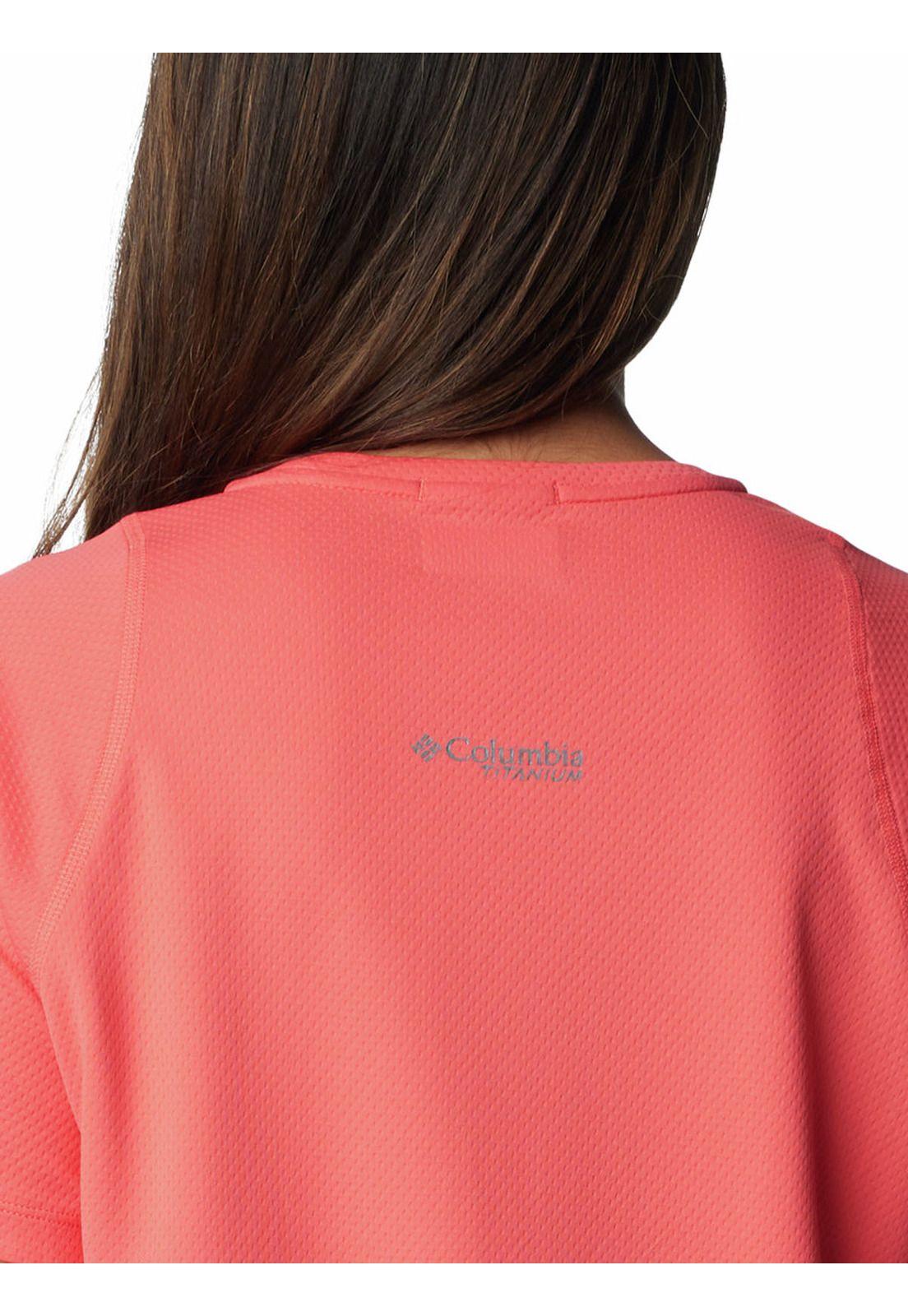 Polera Mujer Summit Valley Crew Rojo-4