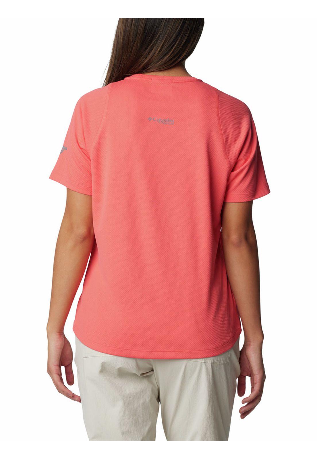 Polera Mujer Summit Valley Crew Rojo-5